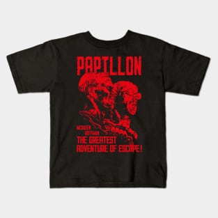 Papillon movie poster Kids T-Shirt